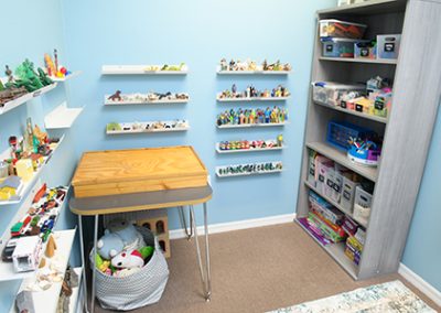 play therapy room | Sheltering Oaks Counseling | Wesley Chapel, FL